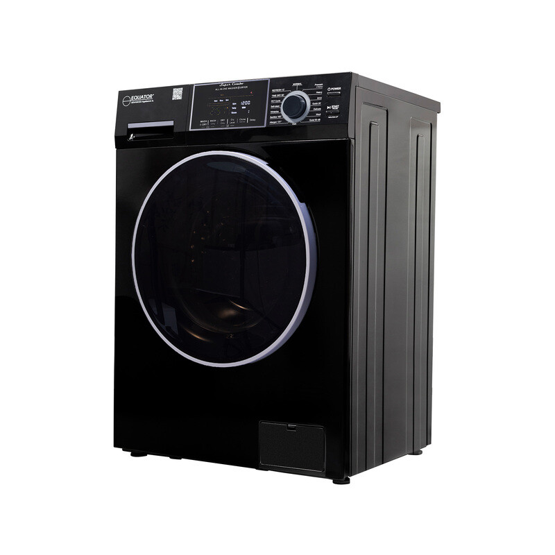 All-in-One 4800 Washer Dryer VENTED-DRY 30% FASTER than Condense 15lb 110V EZ4800VBLACK