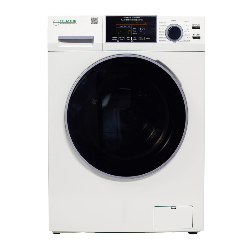 All-in-One 4800 Washer Dryer VENTED-DRY 30% FASTER than Condense 15lb 110V EZ4800VWHITE