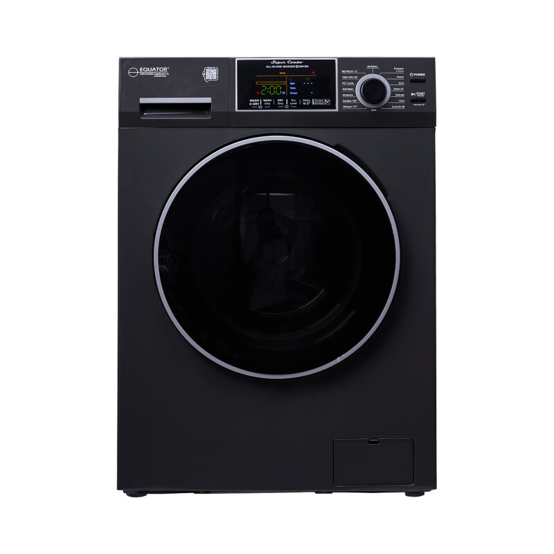 All-In-One CONVERTIBLE 5500 Washer-Dryer 18lb/1.9cf SANITIZE ALLERGEN Cycle 1400RPM EZ5500CVSTORMYGREY
