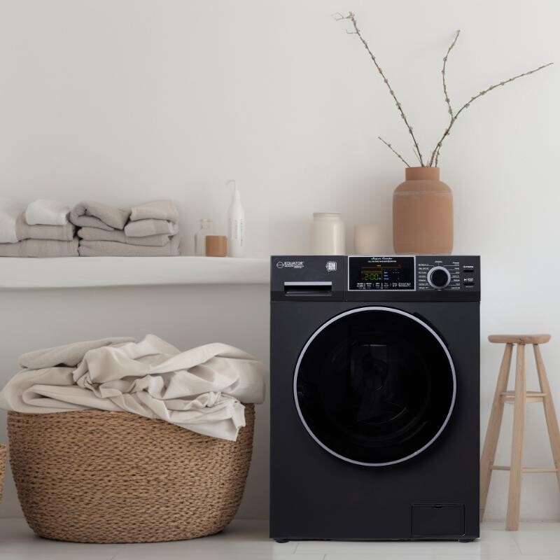 All-In-One CONVERTIBLE 5500 Washer-Dryer 18lb/1.9cf SANITIZE ALLERGEN Cycle 1400RPM EZ5500CVSTORMYGREY, product image 17 of 19