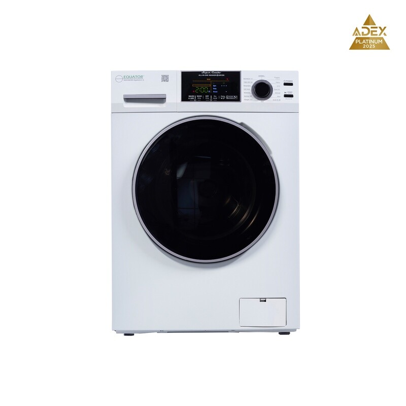 All-In-One CONVERTIBLE 5500 Washer-Dryer 18lb/1.9cf SANITIZE ALLERGEN Cycle 1400RPM EZ5500CVWHITE