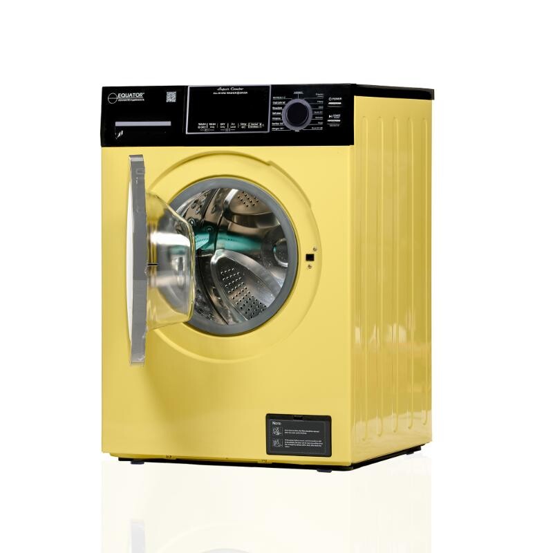 All-In-One CONVERTIBLE 5500 Washer-Dryer 18lb/1.9cf SANITIZE ALLERGEN Cycle 1400RPM EZ5500CVYELLOW, product image 16 of 21