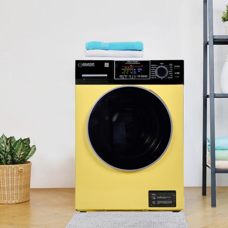 All-In-One CONVERTIBLE 5500 Washer-Dryer 18lb/1.9cf SANITIZE ALLERGEN Cycle 1400RPM EZ5500CVYELLOW, product image 18 of 21
