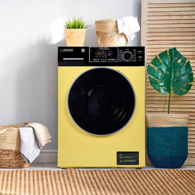 All-In-One CONVERTIBLE 5500 Washer-Dryer 18lb/1.9cf SANITIZE ALLERGEN Cycle 1400RPM EZ5500CVYELLOW, product image 19 of 21