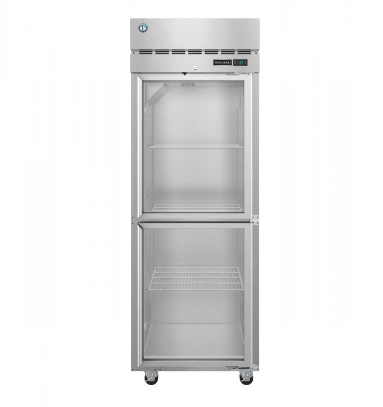 Freezer, Single Section Upright, Half Glass Doors with Locks F1AHG