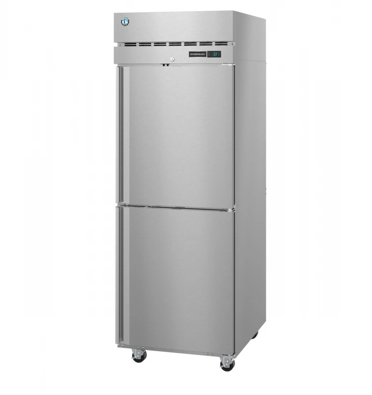 F1A-HS, Freezer, Single Section Upright, Half Stainless Doors with LockTitle F1AHS