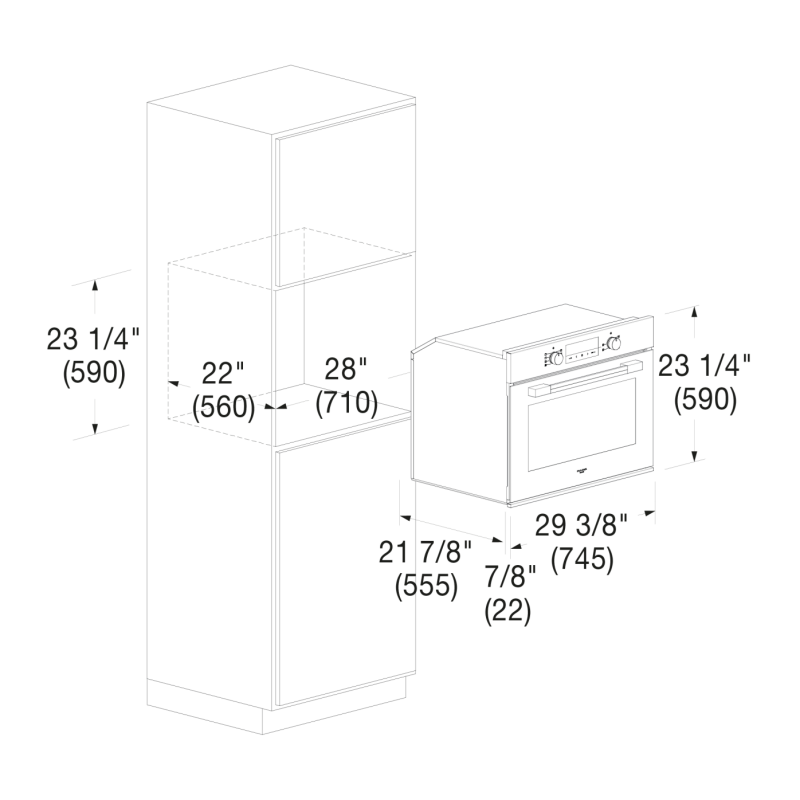 30" MULTIFUNCTION EASY-CLEAN OVEN F1MSM30MB1