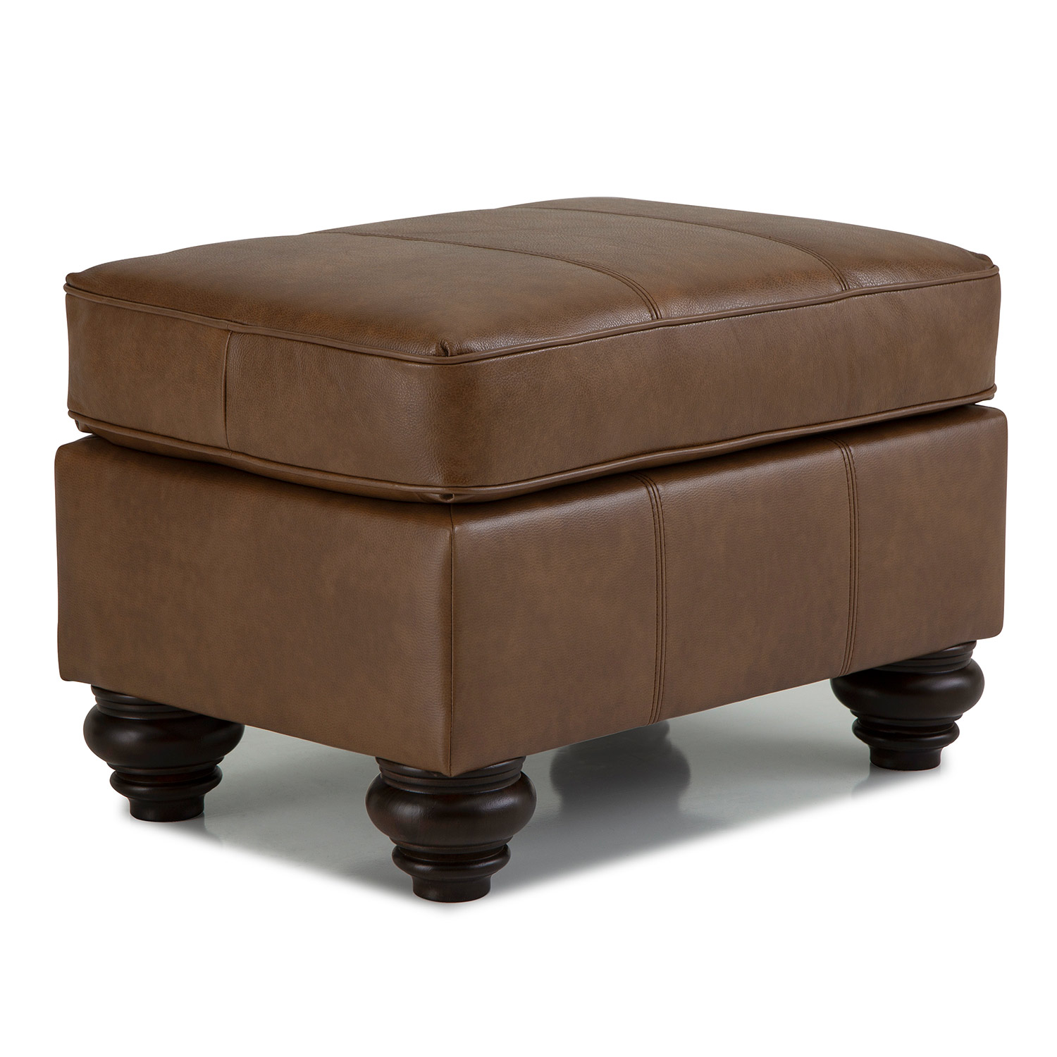 F24elu - Leather Ottoman - Espresso - F24ELU F24ELU