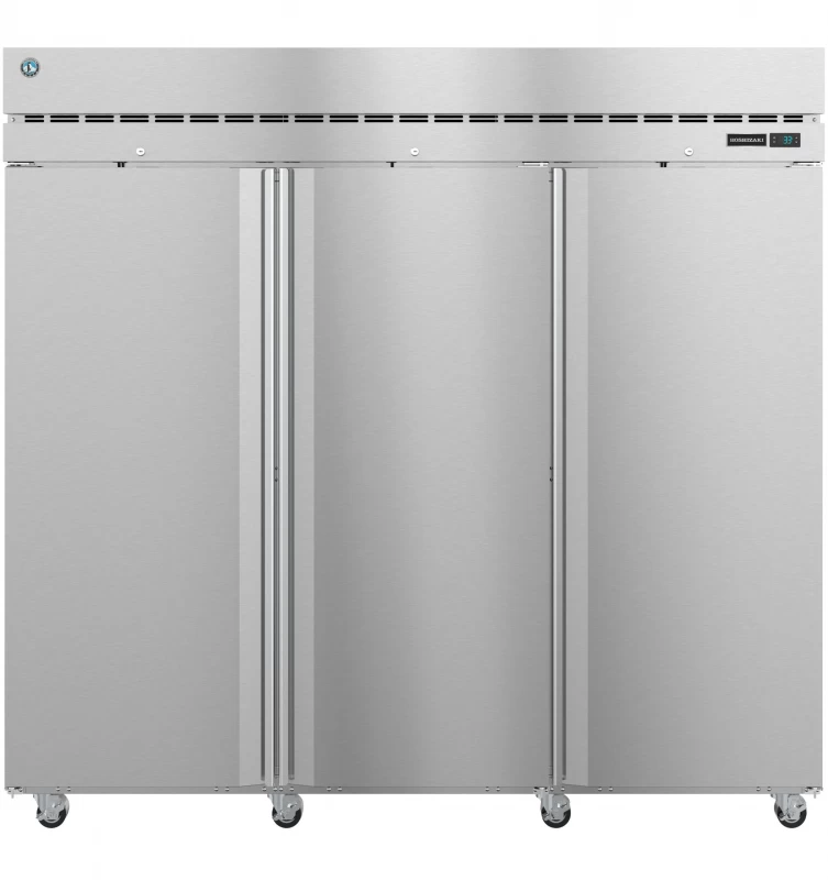 Freezer, Three Section Upright, Full Stainless Doors with Lock F3AFS