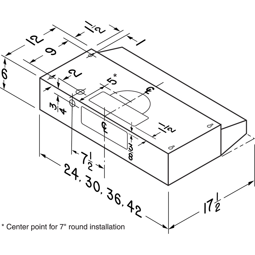 30 Convertible Range Hood view 4