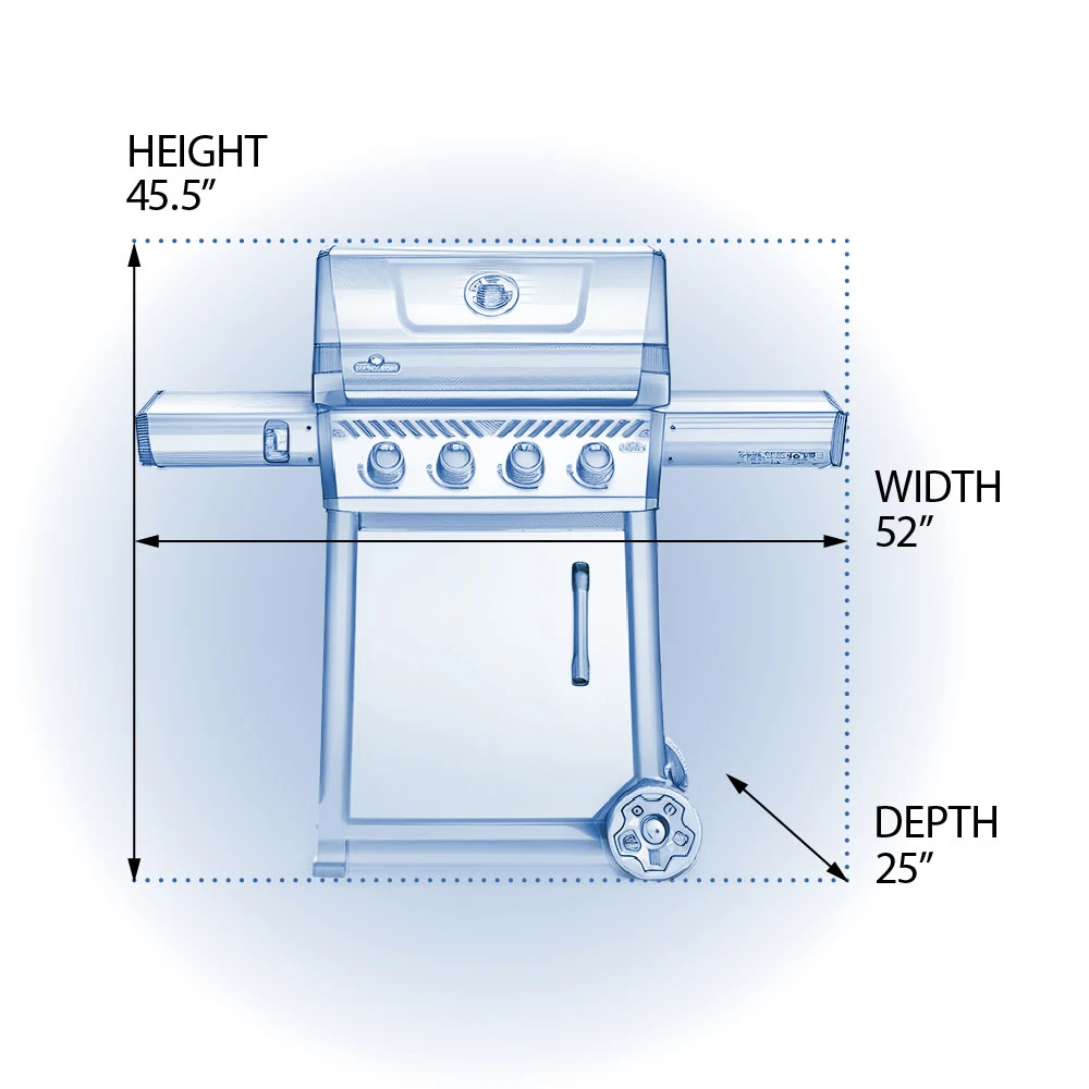 Freestyle™ 425 4-Burner, Gas Grill F425DNGT