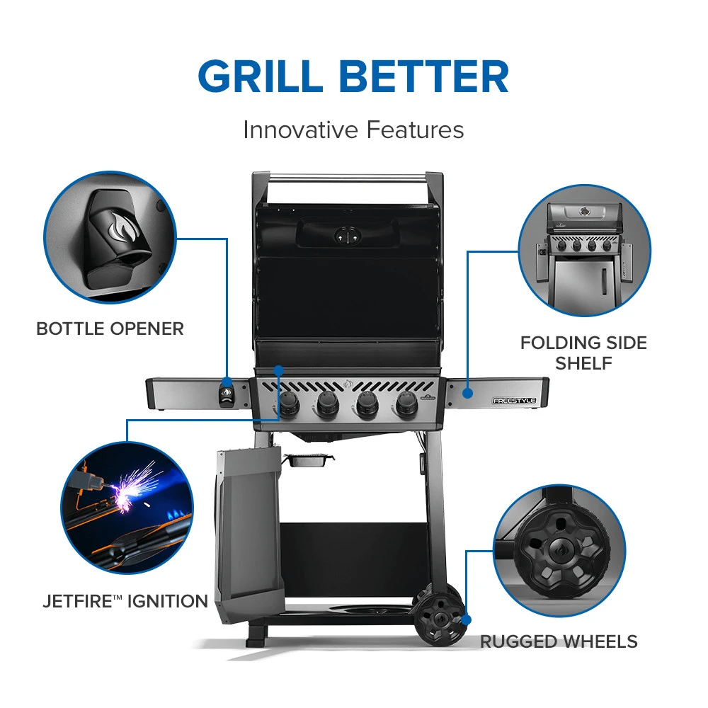 Freestyle™ 425 4-Burner, Gas Grill F425DPGT