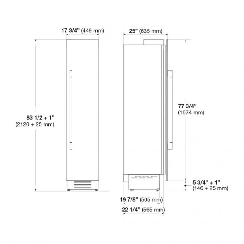 18" FREEZER COLUMN F7SFC18S1R