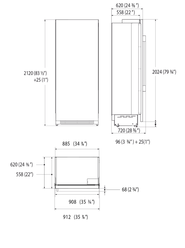 BUILT-IN FREEZER 36" F7SFC36S1R