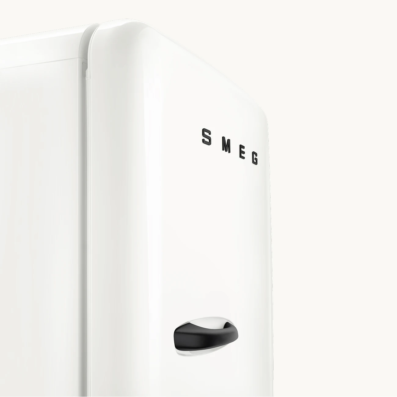 Fridge FAB28 | Carrara White Porsche x SMEG FAB28URDPCW6