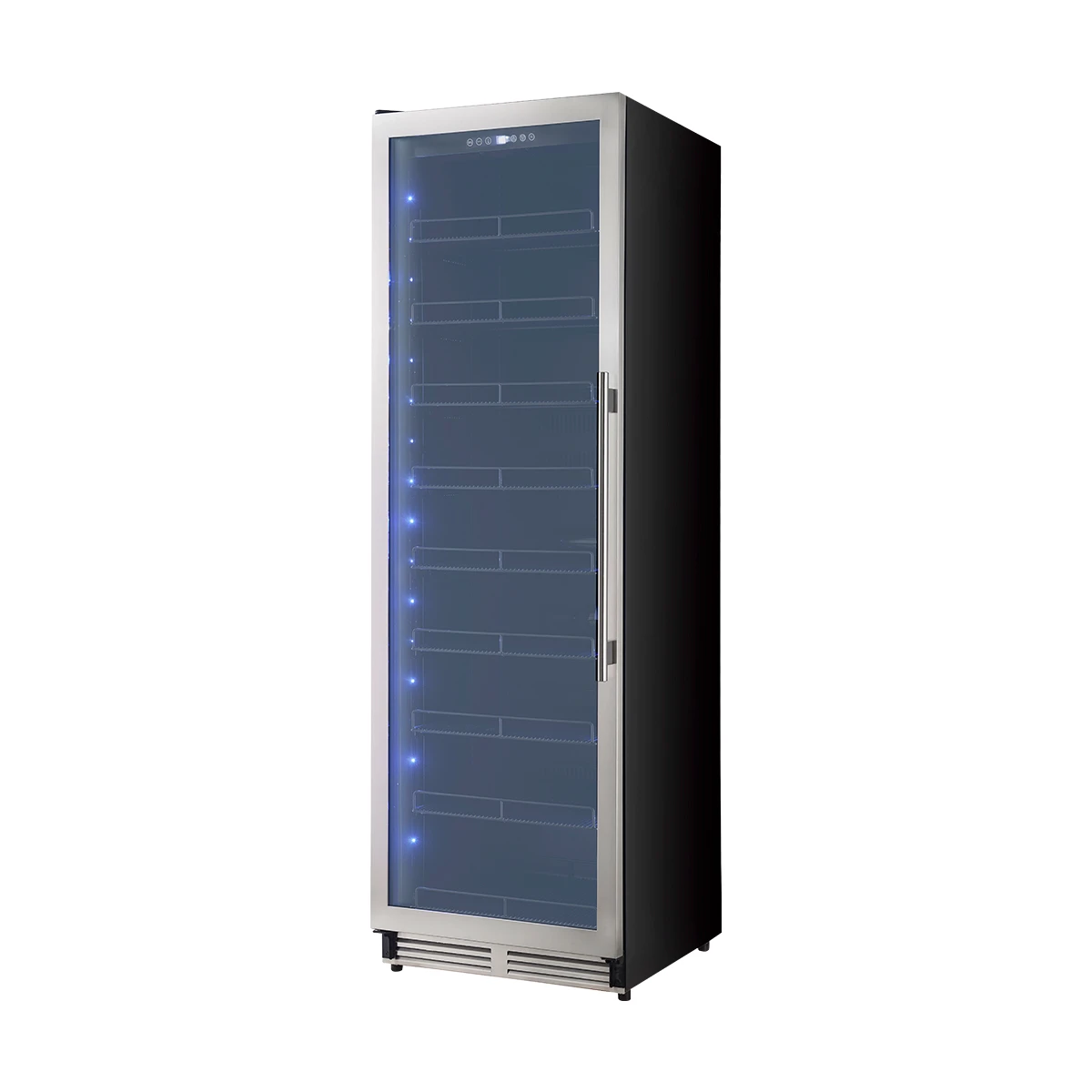 Cesinali 24-Inch Built-In Beverage Cooler, 15.8 cu.ft, , Dual Temperature Zones, LED Interior Lighting, Adjustable Shelves FBCBI670324S
