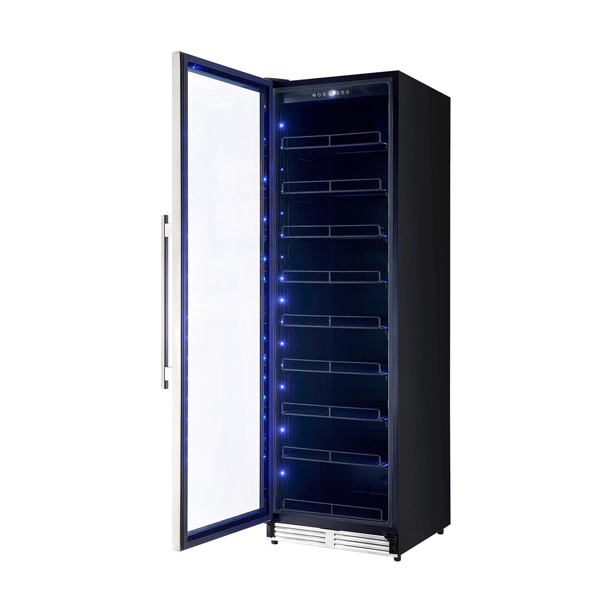 Cesinali 24-Inch Built-In Beverage Cooler, 15.8 cu.ft, , Dual Temperature Zones, LED Interior Lighting, Adjustable Shelves FBCBI670324S