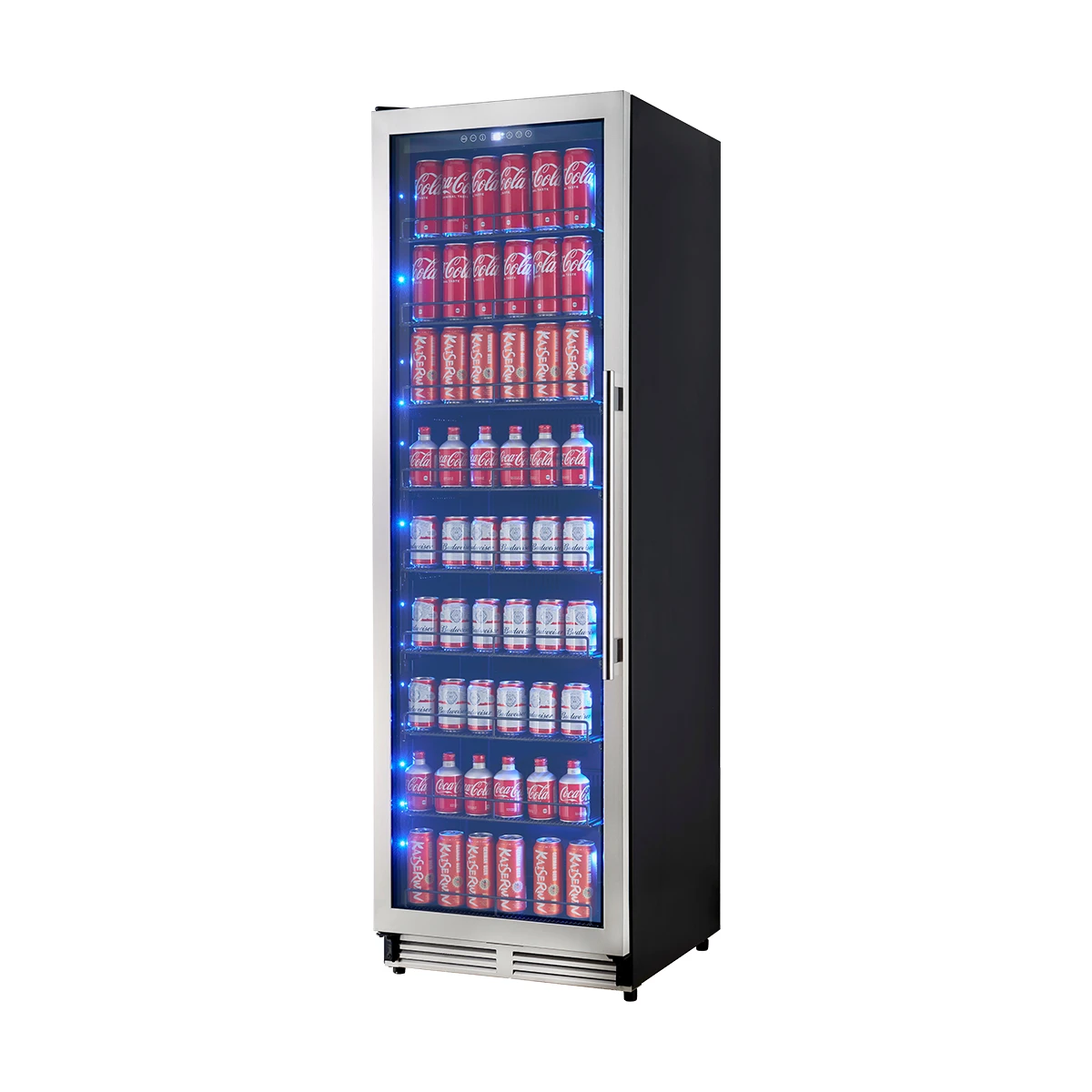 Cesinali 24-Inch Built-In Beverage Cooler, 15.8 cu.ft, , Dual Temperature Zones, LED Interior Lighting, Adjustable Shelves FBCBI670324S