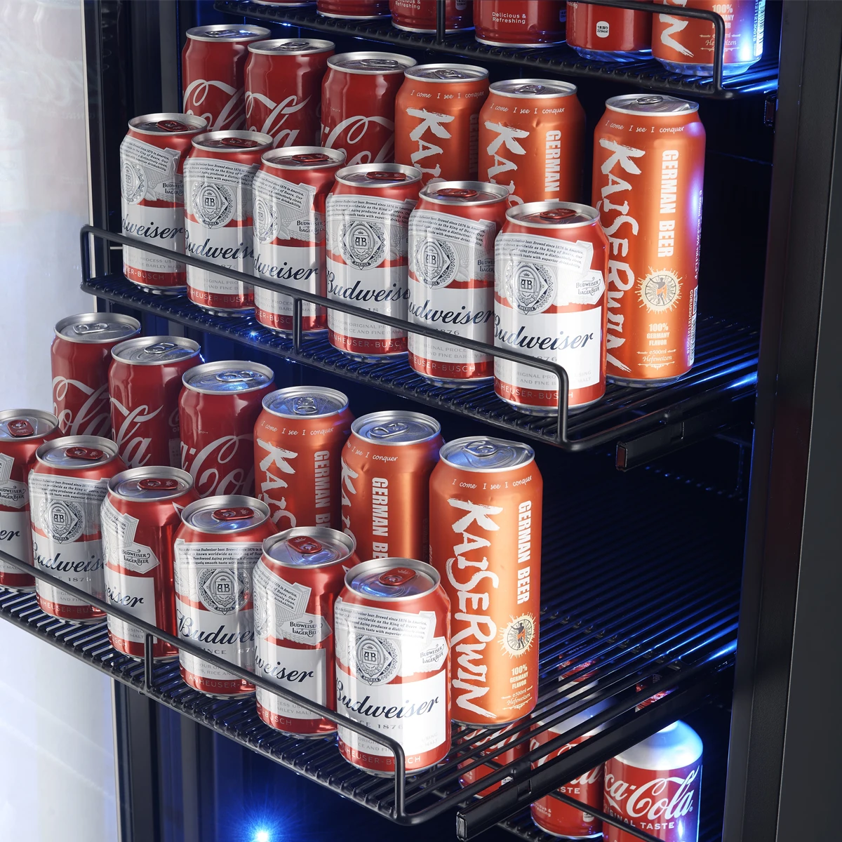 Cesinali 24-Inch Built-In Beverage Cooler, 15.8 cu.ft, , Dual Temperature Zones, LED Interior Lighting, Adjustable Shelves FBCBI670324S