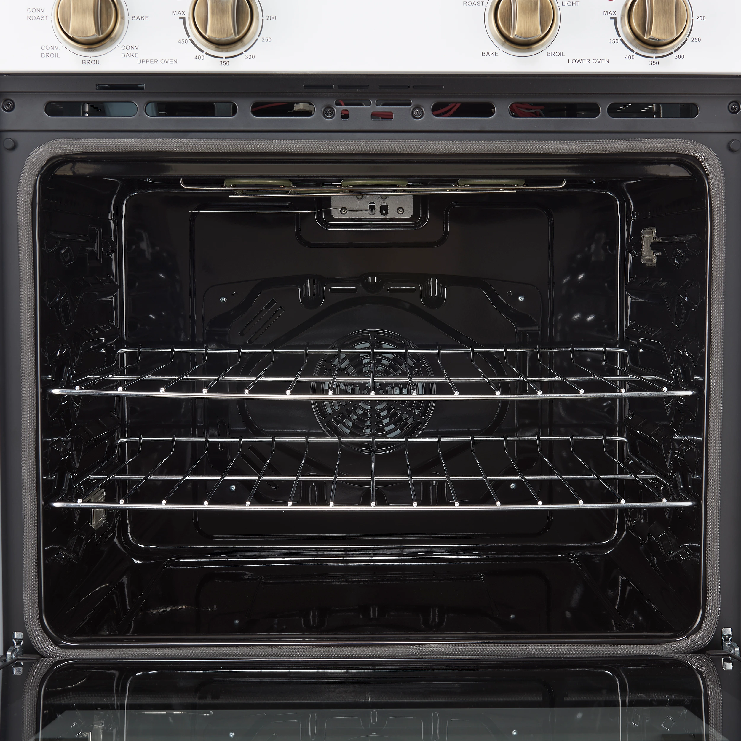 Vomero 30-Inch Double Wall Oven, , 10 cu.ft Total Capacity, 7100W Convection, Mechanical Controls, Manuel Steam Clean FBOEL132430WHT
