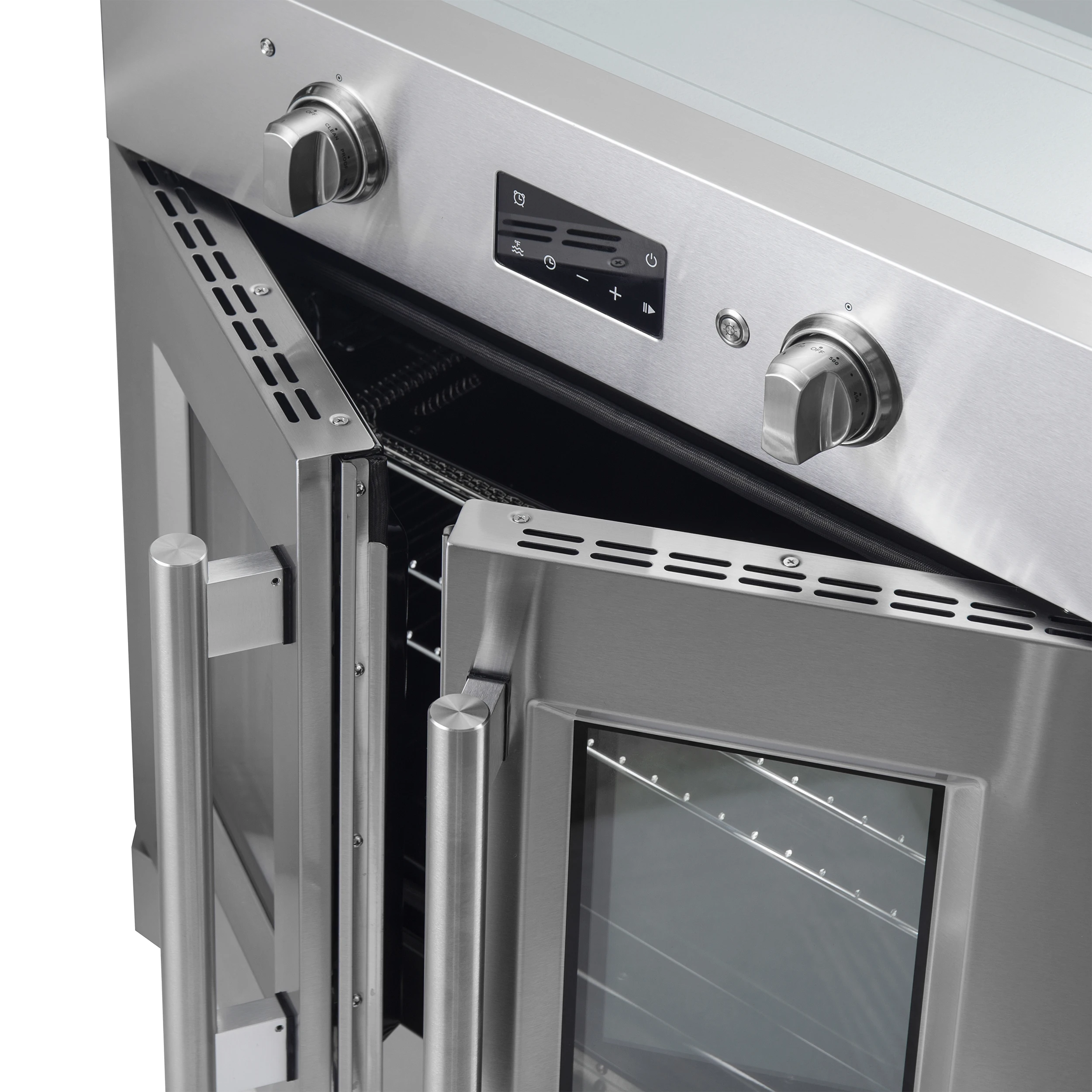 Asti 30-Inch French Door Electric Wall Oven in Stainless Steel, 3.68 cu. ft. True Convection, 3,600W, Air Fry, Sous Vide, Self-Clean FBOEL133330