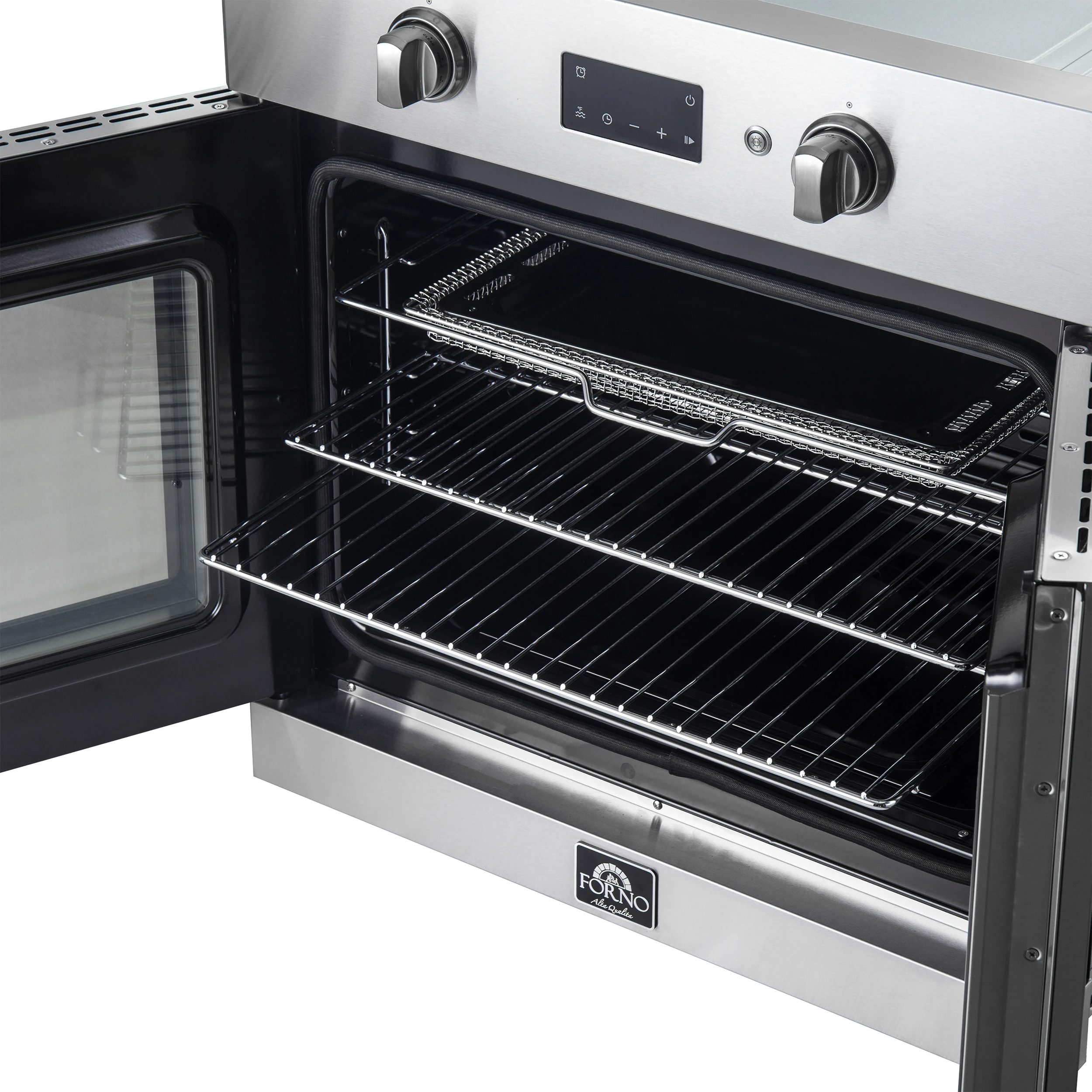 Asti 30-Inch French Door Electric Wall Oven in Stainless Steel, 3.68 cu. ft. True Convection, 3,600W, Air Fry, Sous Vide, Self-Clean FBOEL133330