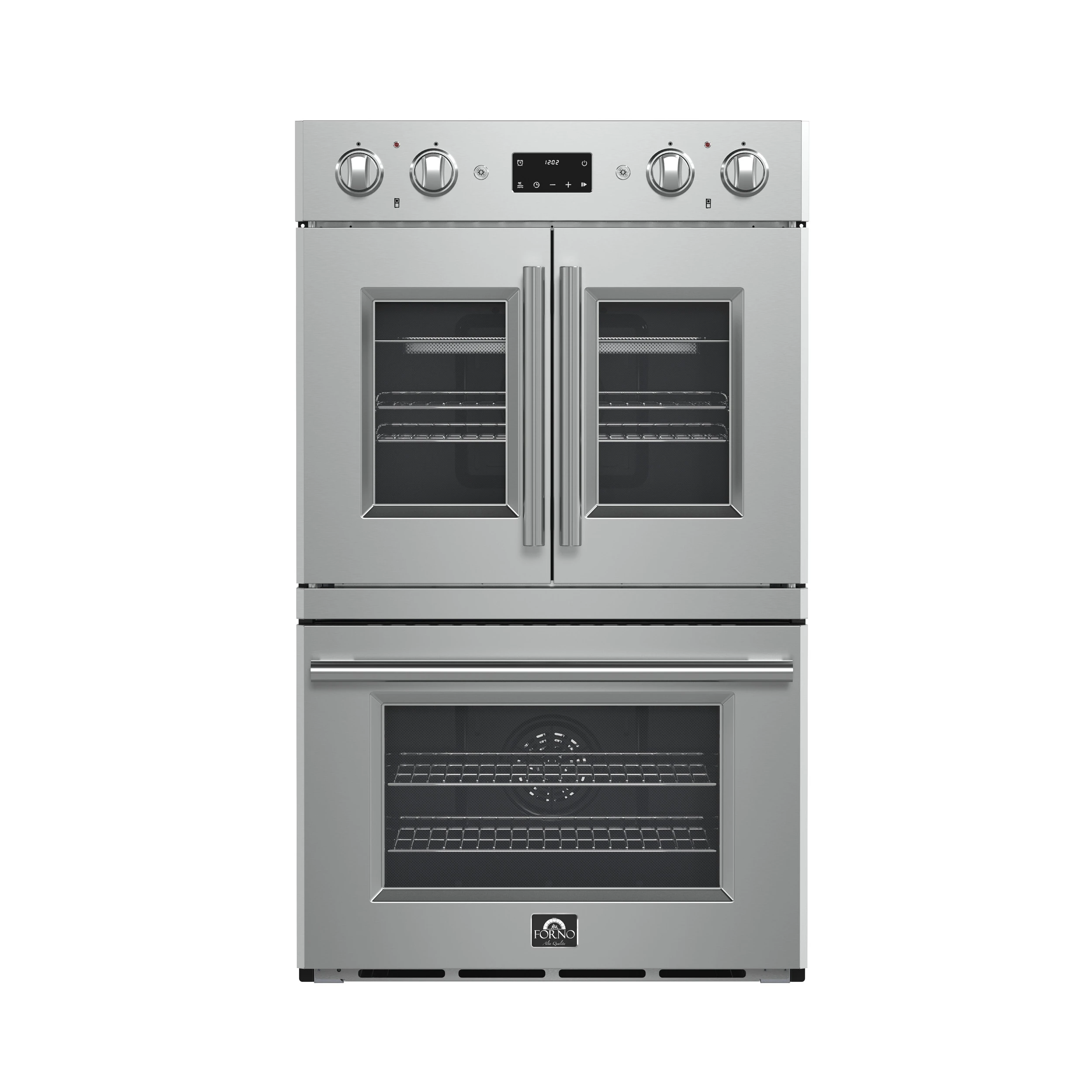 Asti 30-Inch Double Electric Wall Oven with Upper French Doors in , 7.36 cu. ft. Dual True Convection, 7,200W, Air Fry, Sous Vide, Self-Clean FBOEL134030