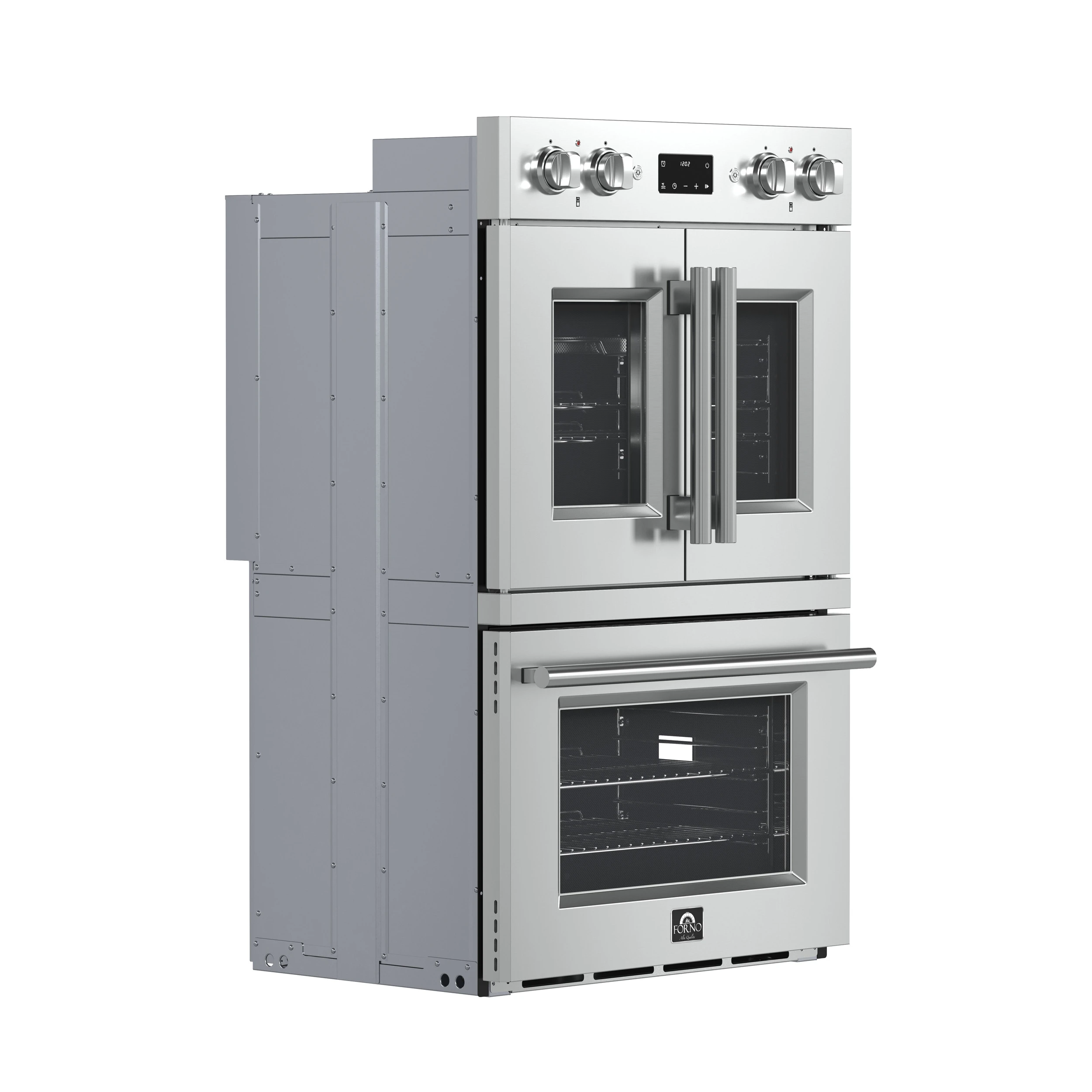 Asti 30-Inch Double Electric Wall Oven with Upper French Doors in , 7.36 cu. ft. Dual True Convection, 7,200W, Air Fry, Sous Vide, Self-Clean FBOEL134030