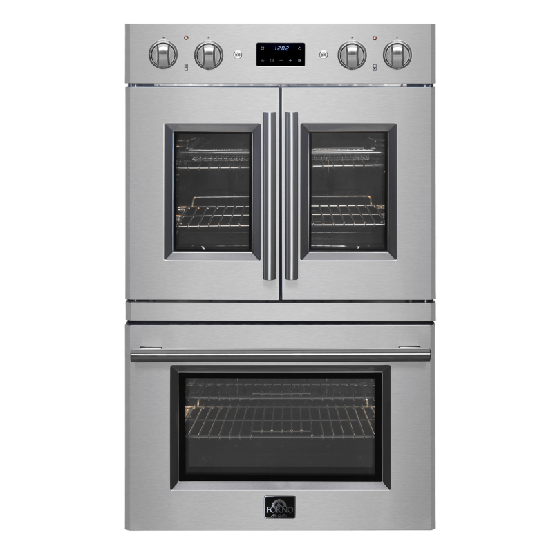 Forno Asti 30-Inch Electric French Door Double Oven Stainless FBOEL134030 Picture 1