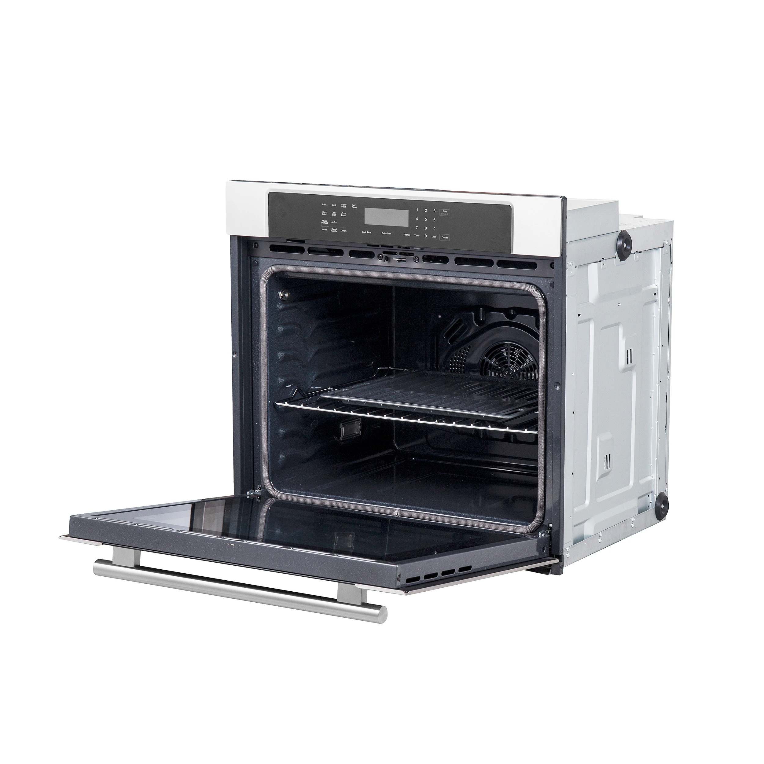 Villarosa 30-Inch Electric Wall Oven, Stainless Steel, 5.0 cu.ft Capacity, Air Fry, Steam Cleaning, Glass Touch Controls FBOEL135830