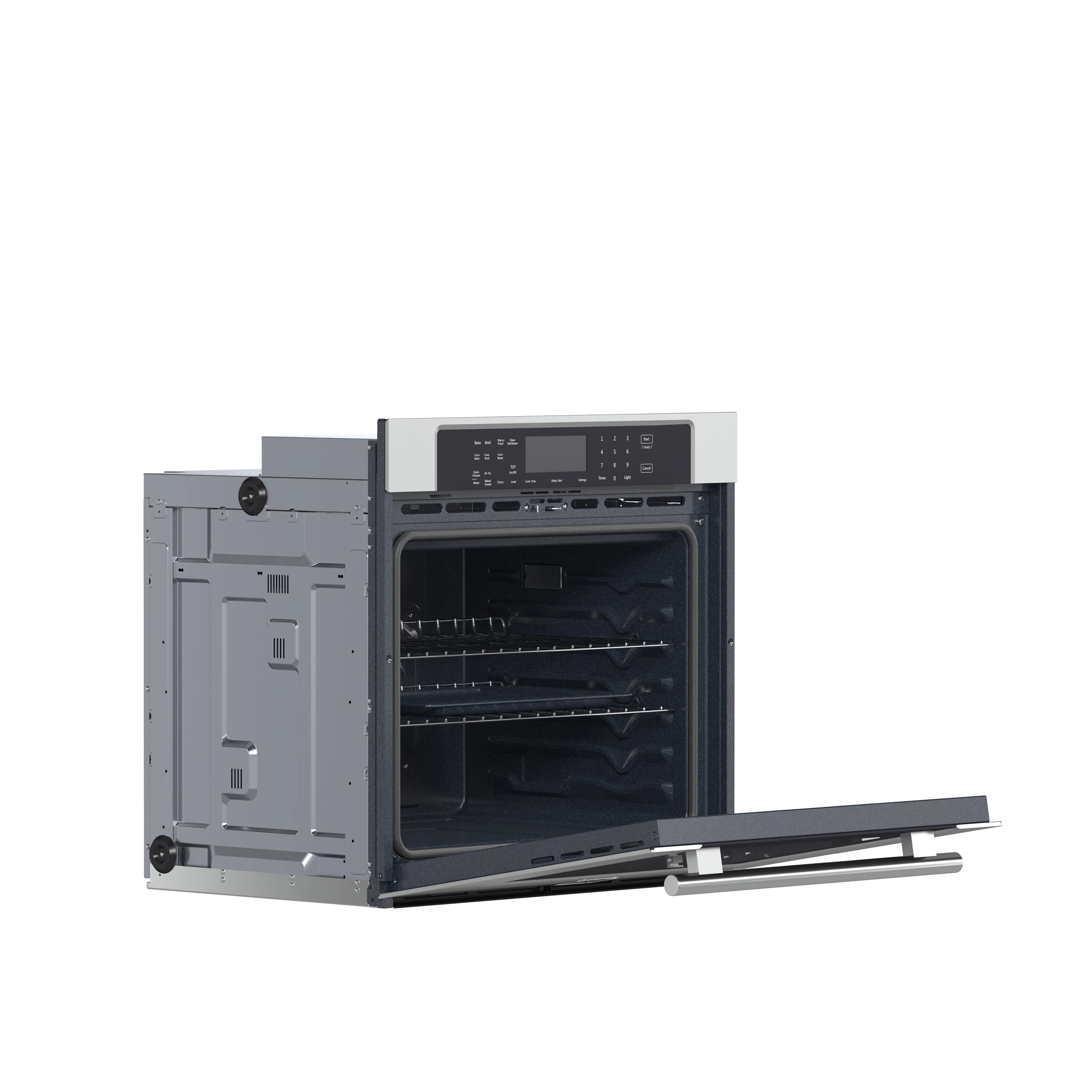 Villarosa 30-Inch Electric Wall Oven, Stainless Steel, 5.0 cu.ft Capacity, Air Fry, Steam Cleaning, Glass Touch Controls FBOEL135830
