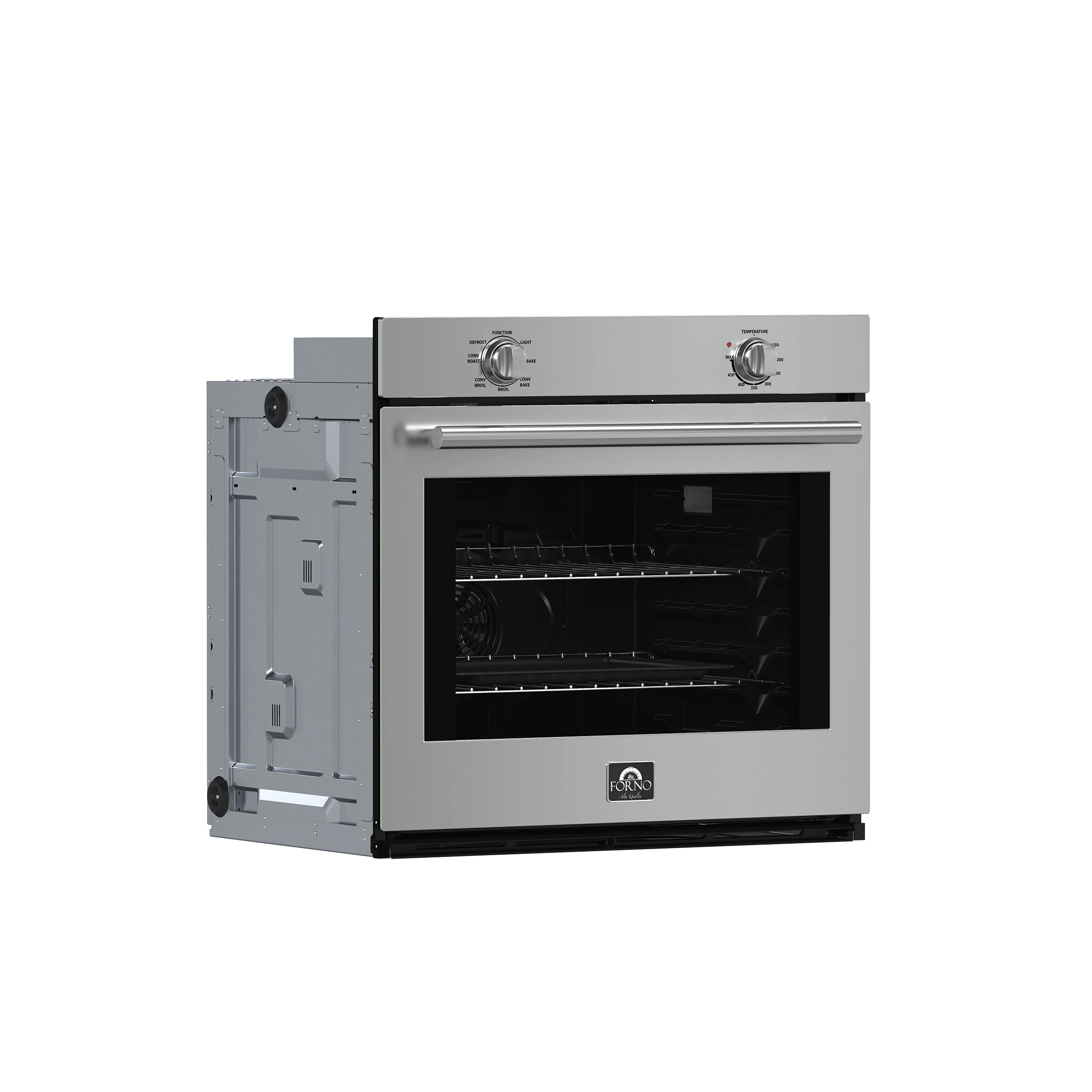 Vomero 30-Inch Wall Oven, , 5 cu.ft Capacity, 3550 Watts Convection, Mechanical Controls, Self-Cleaning Function FBOEL137030