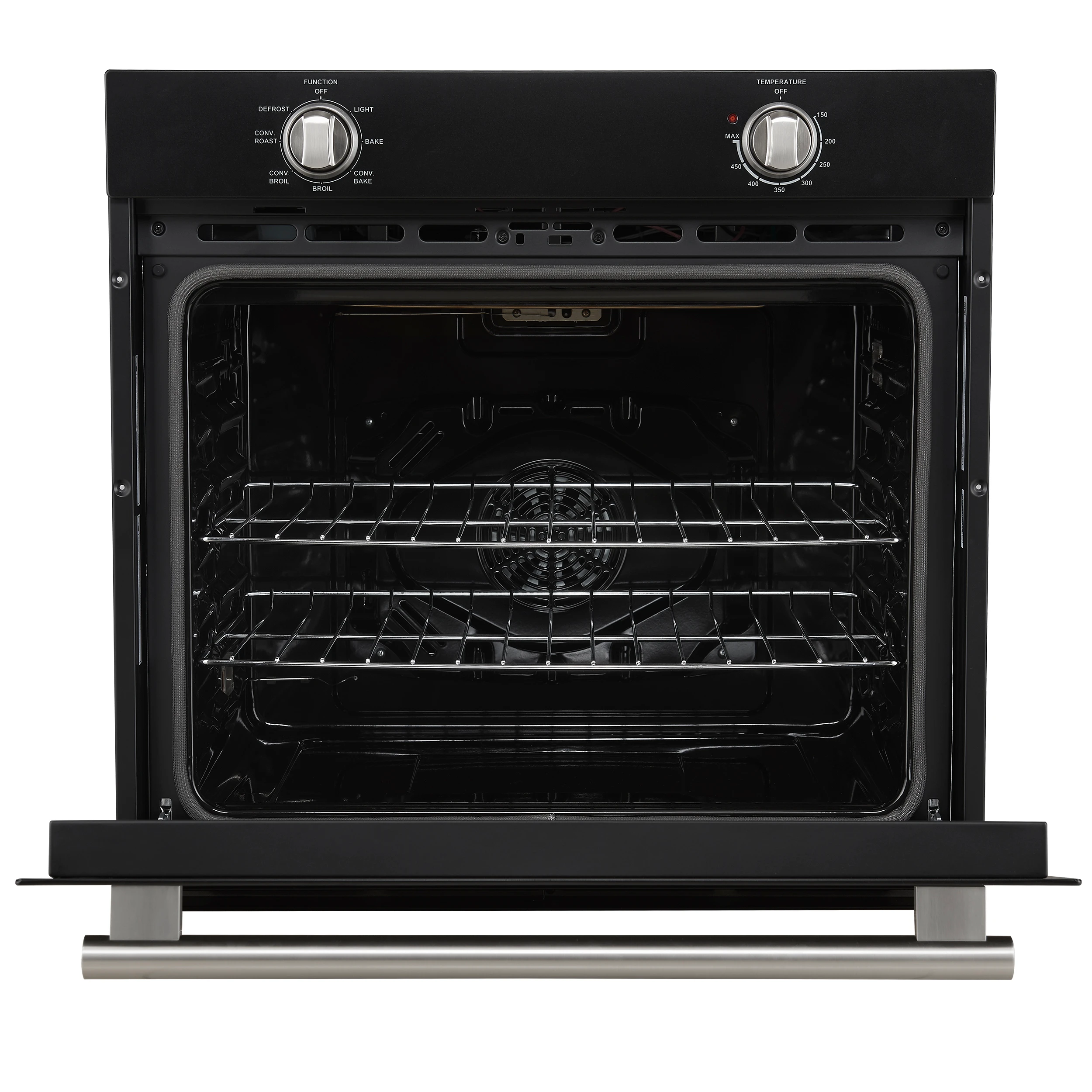 Vomero 30-Inch Wall Oven, , 5 cu.ft Capacity, 3550 Watts Convection, Mechanical Controls, Manuel Steam Clean FBOEL137030BLK