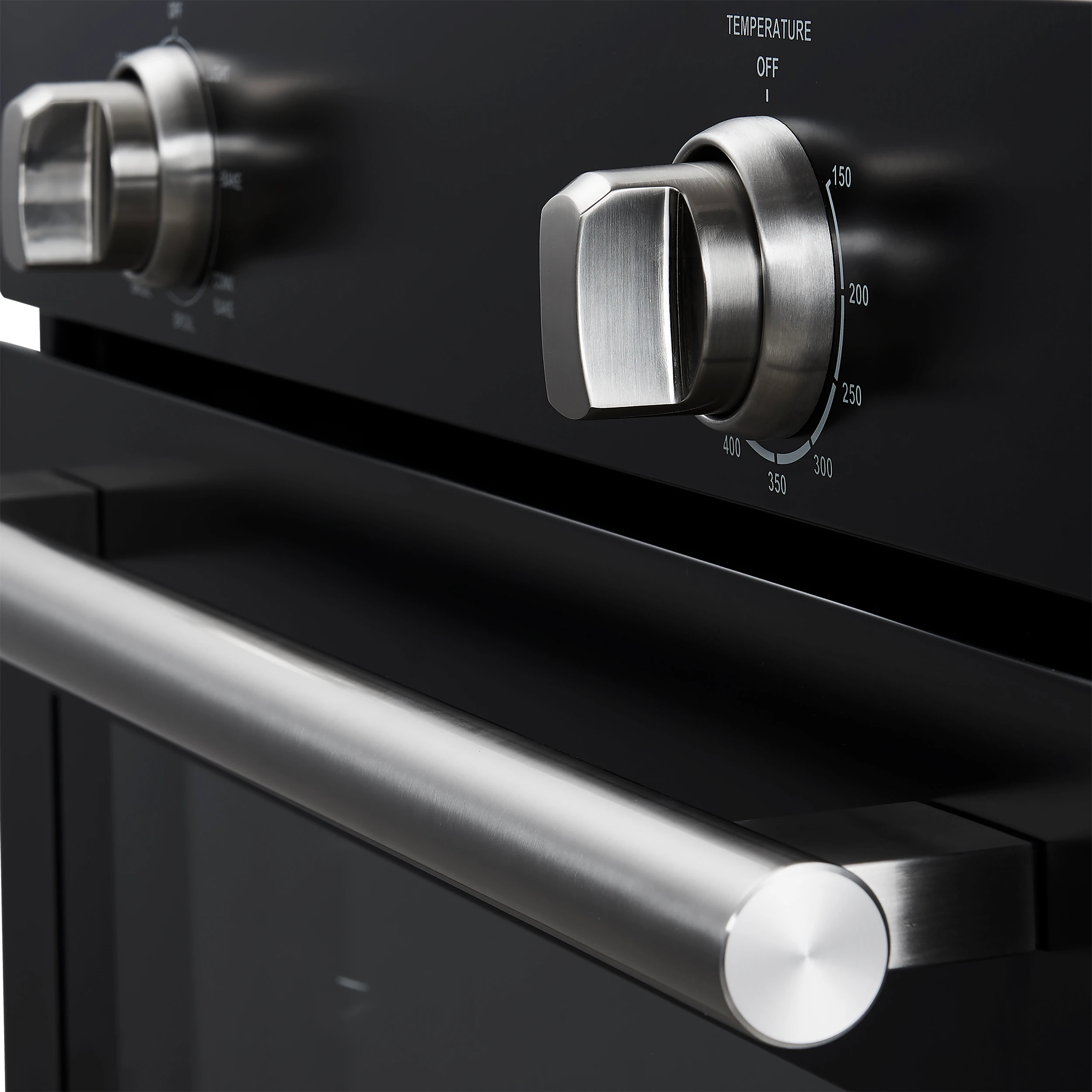 Vomero 30-Inch Wall Oven, , 5 cu.ft Capacity, 3550 Watts Convection, Mechanical Controls, Manuel Steam Clean FBOEL137030BLK