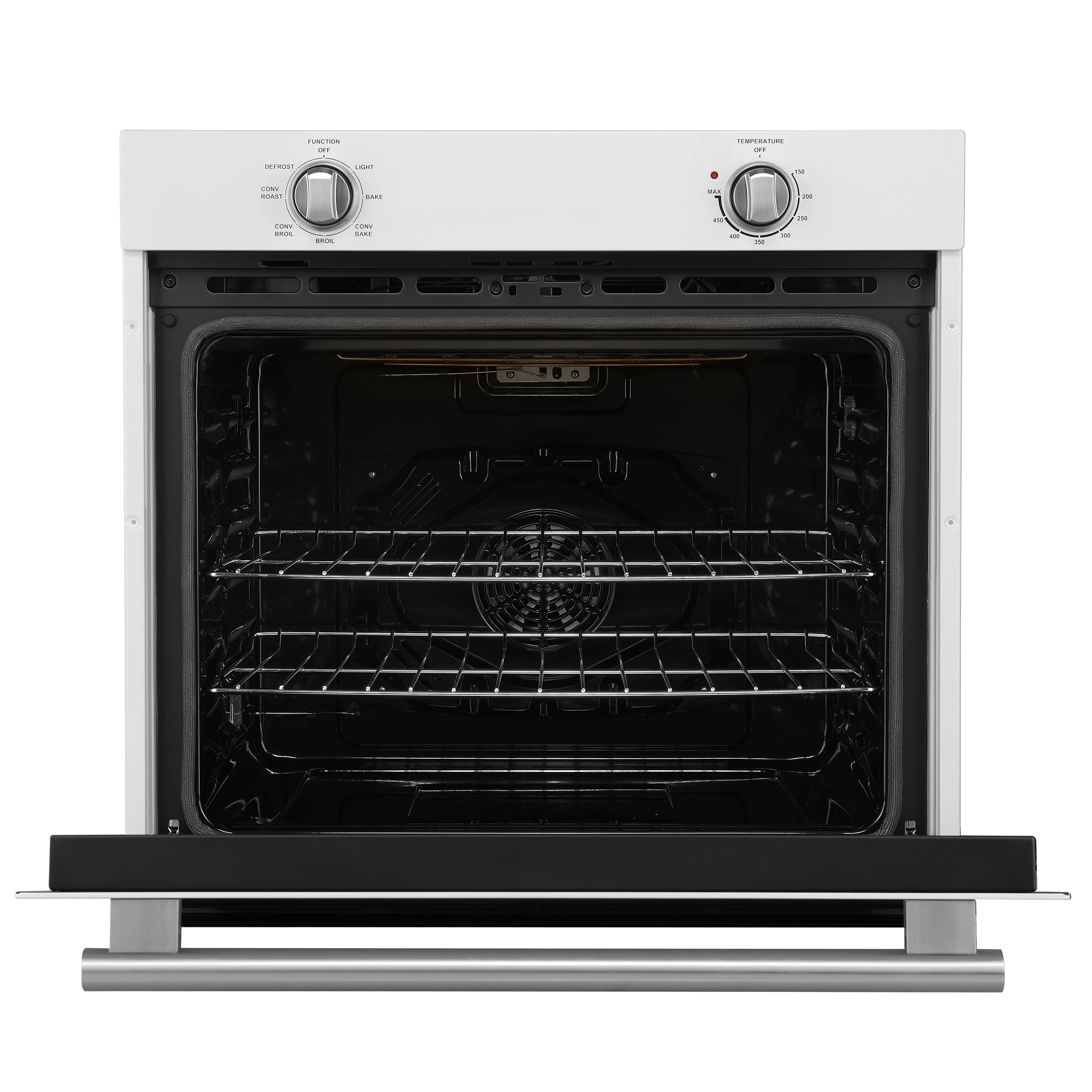 Vomero 30-Inch Wall Oven, , 5 cu.ft Capacity, 3550 Watts Convection, Mechanical Controls, Manuel Steam Clean FBOEL137030WHT
