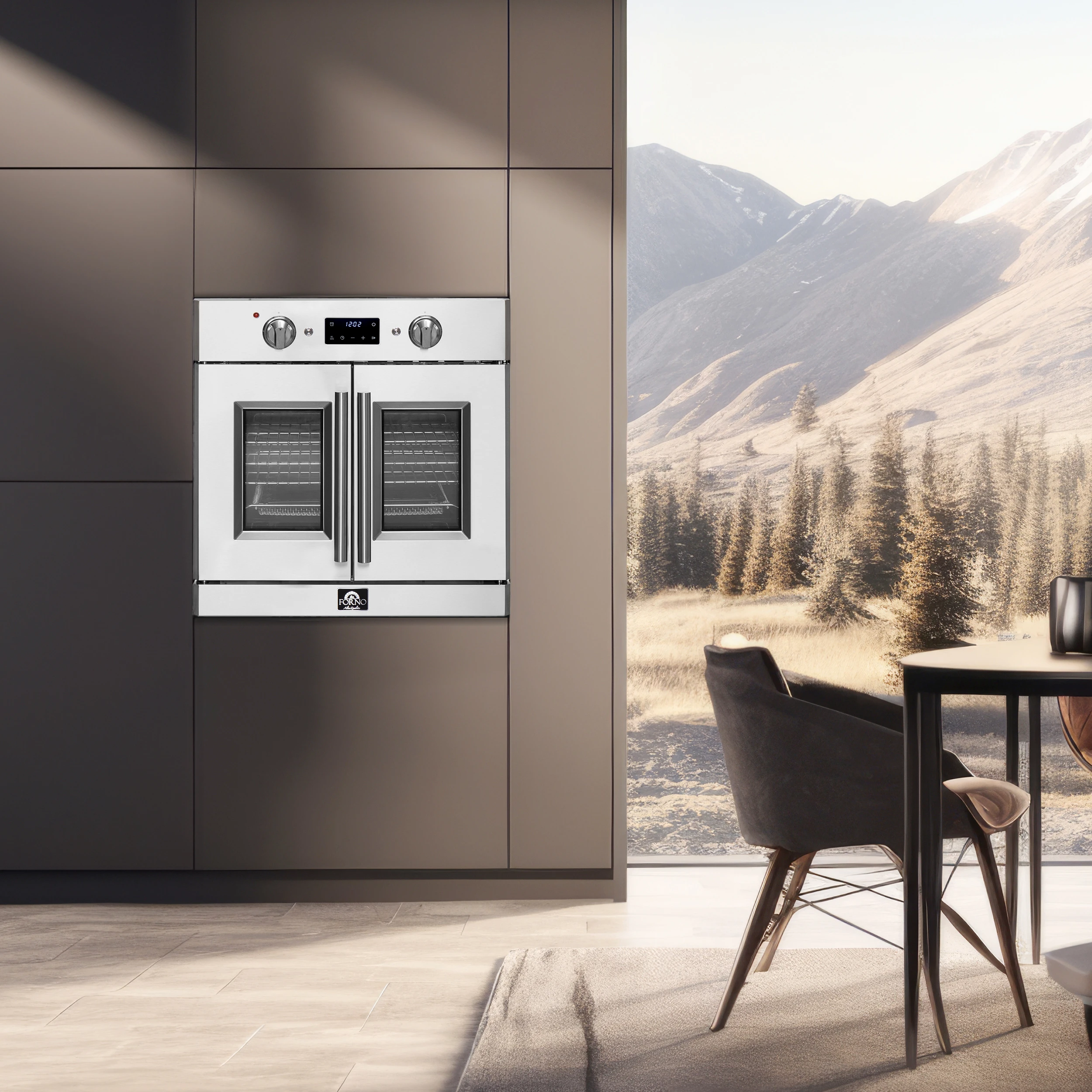 Gallico 30-Inch Electric French Door Wall Oven, , True Convection, Air Fry, Self-Cleaning FBOEL137130