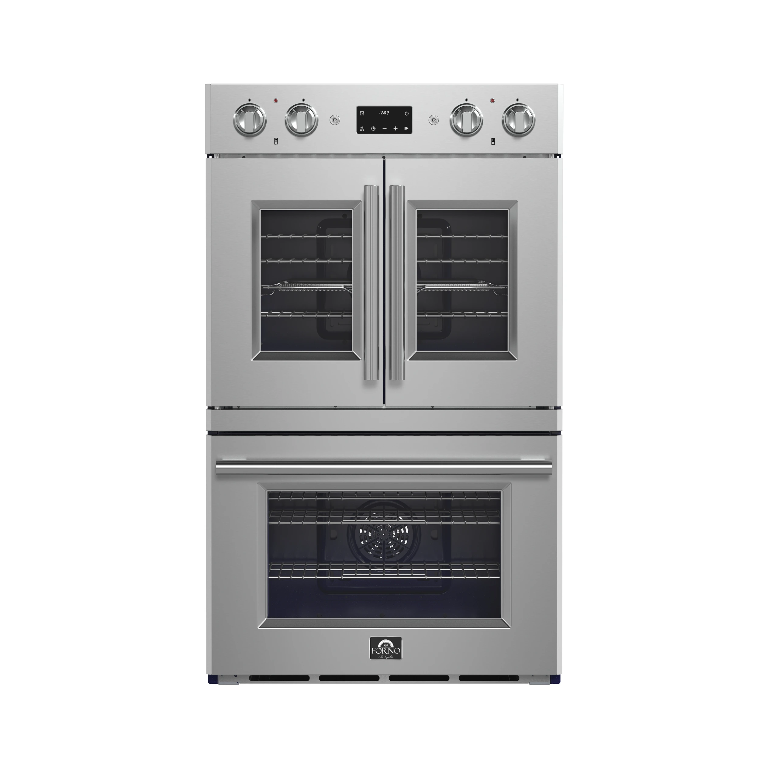 Gallico 30-Inch Electric French Door Double Oven, , Convection Cooking, Touch Control Panel, Self-Cleaning Function FBOEL138830