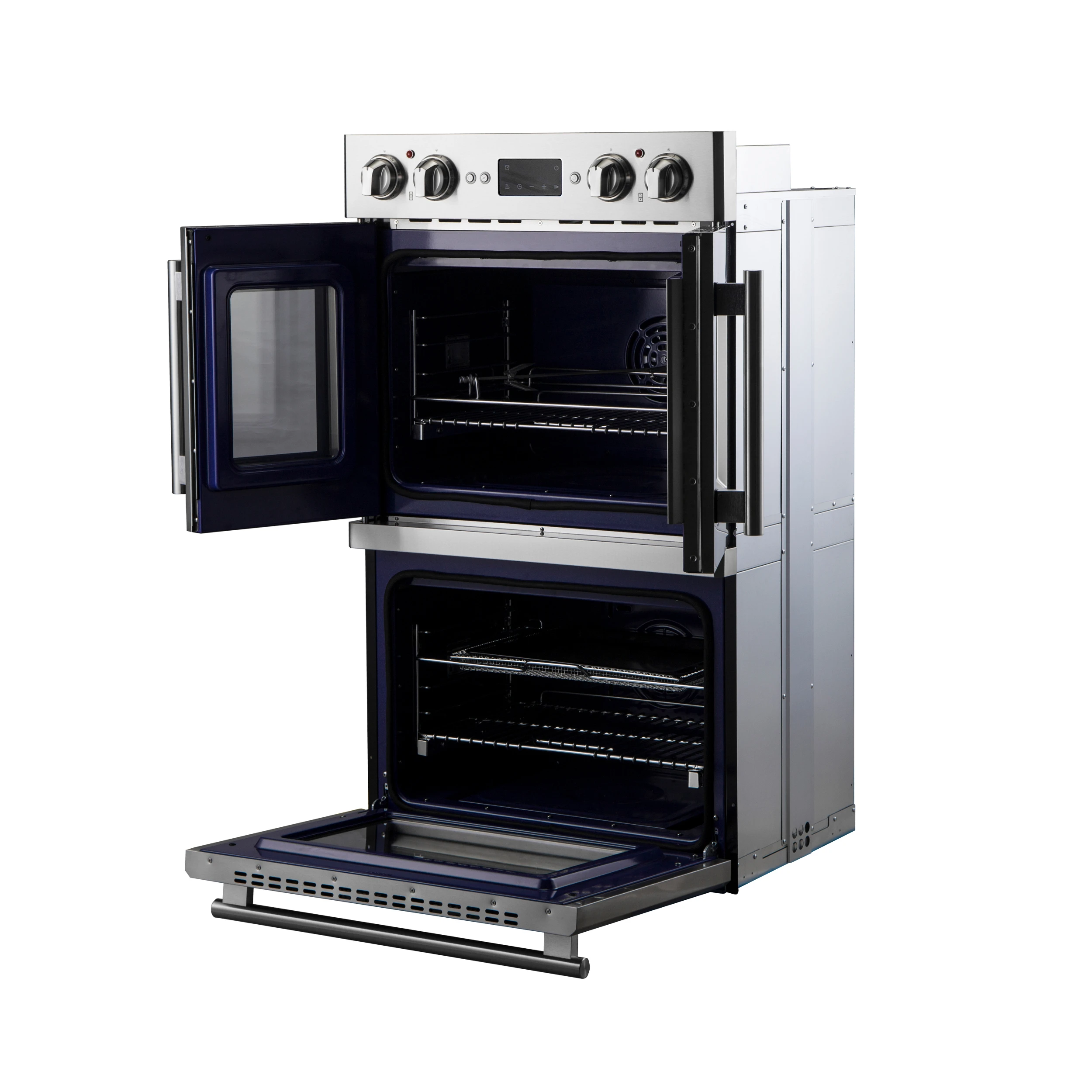 Gallico 30-Inch Electric French Door Double Oven, , Convection Cooking, Touch Control Panel, Self-Cleaning Function FBOEL138830