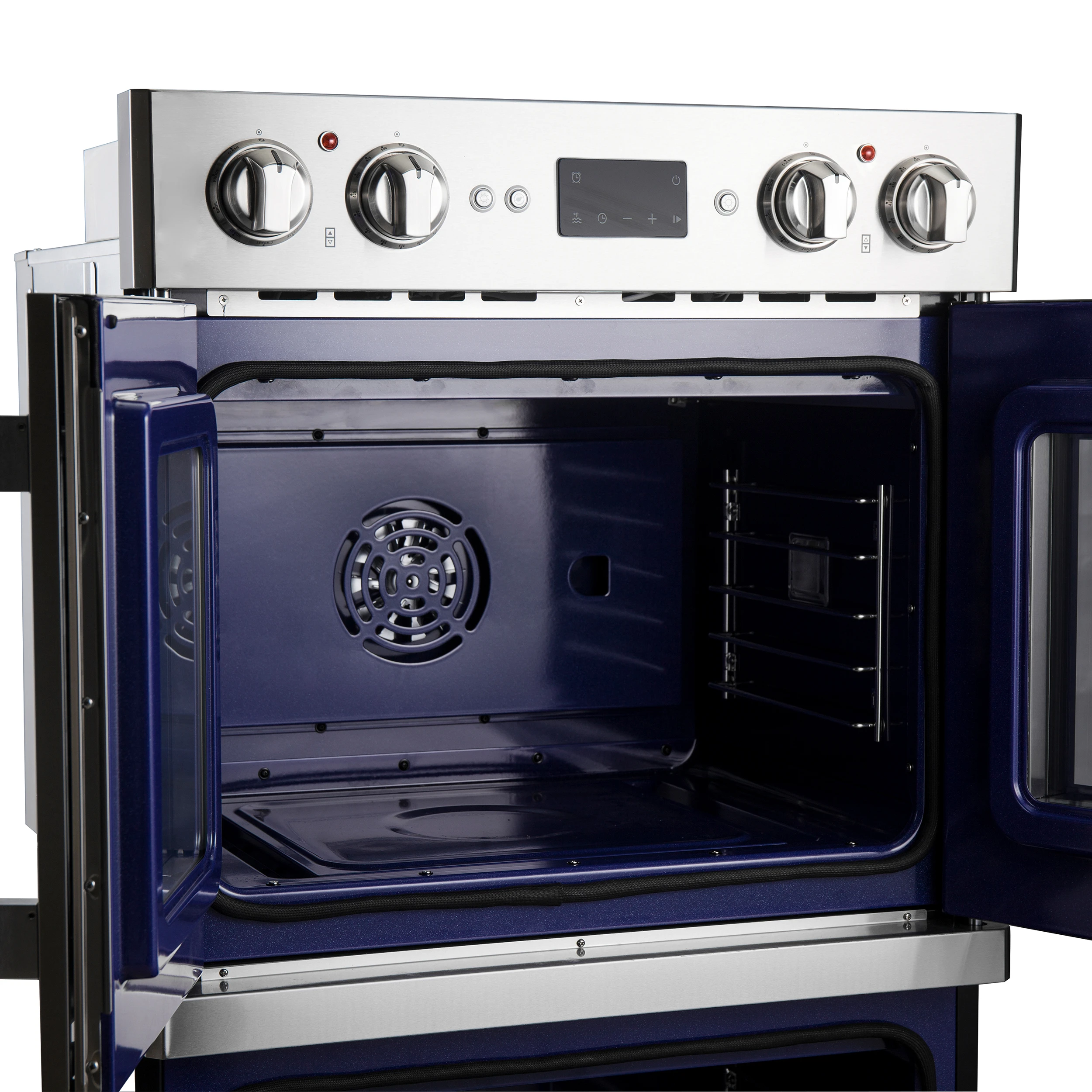 Gallico 30-Inch Electric French Door Double Oven, , Convection Cooking, Touch Control Panel, Self-Cleaning Function FBOEL138830