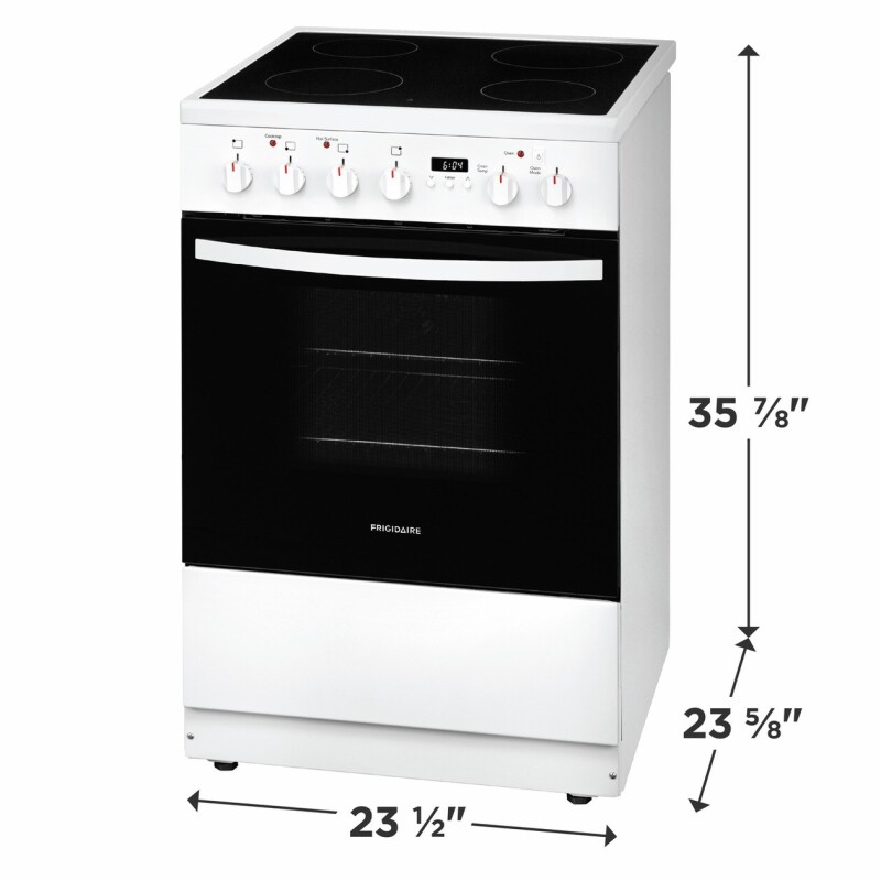 24" Freestanding Electric Range view 2