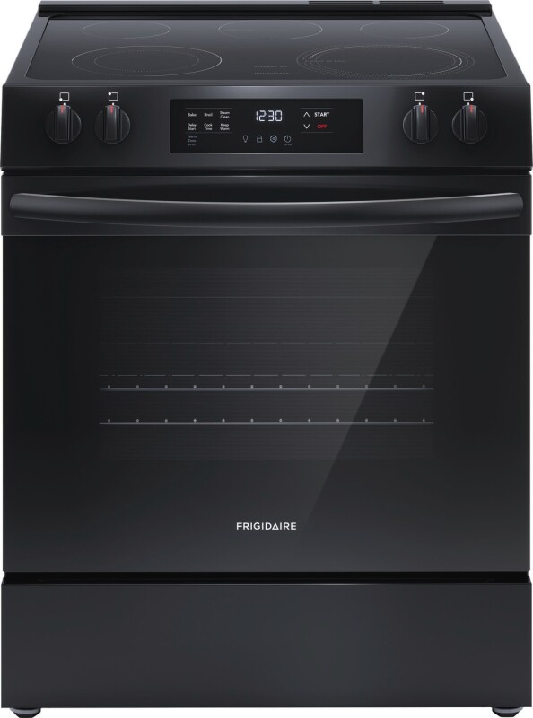 30" Electric Range with Steam Clean view 2