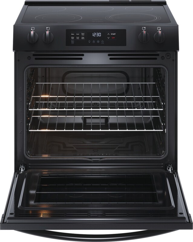 30" Electric Range with Steam Clean view 3