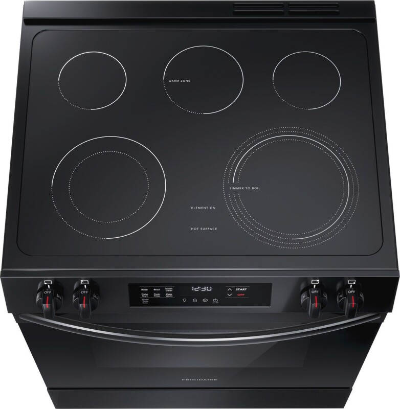 30" Electric Range with Steam Clean view 6