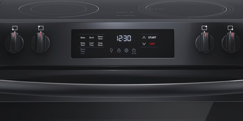 30" Electric Range with Steam Clean view 7