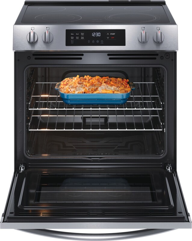 30" Electric Range with Steam Clean view 7