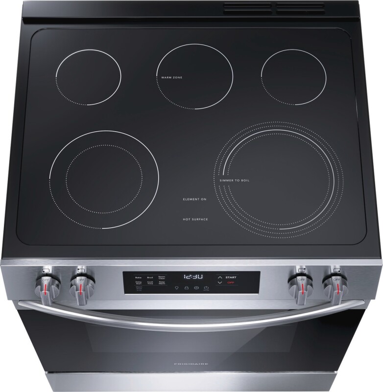 30" Electric Range with Steam Clean view 4