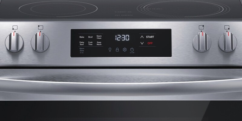 30" Electric Range with Steam Clean view 5