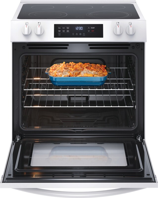 30" Electric Range with Steam Clean view 4