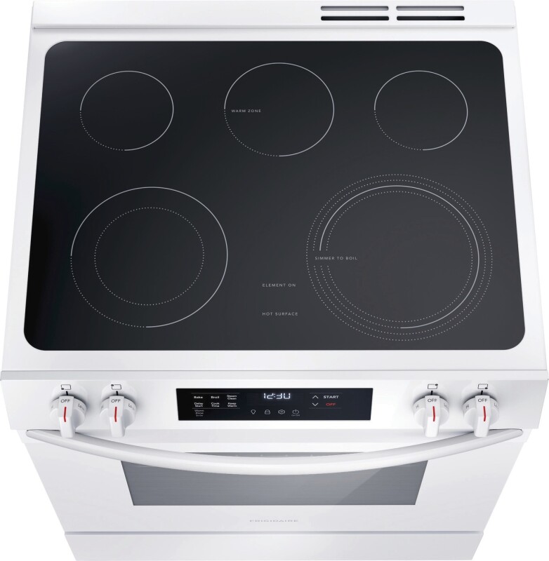 30" Electric Range with Steam Clean view 5