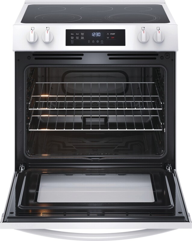 30" Electric Range with Steam Clean view 7